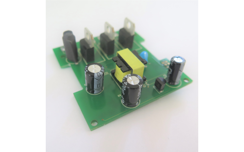 Single hot wire power supply and thyristor control module (chip)